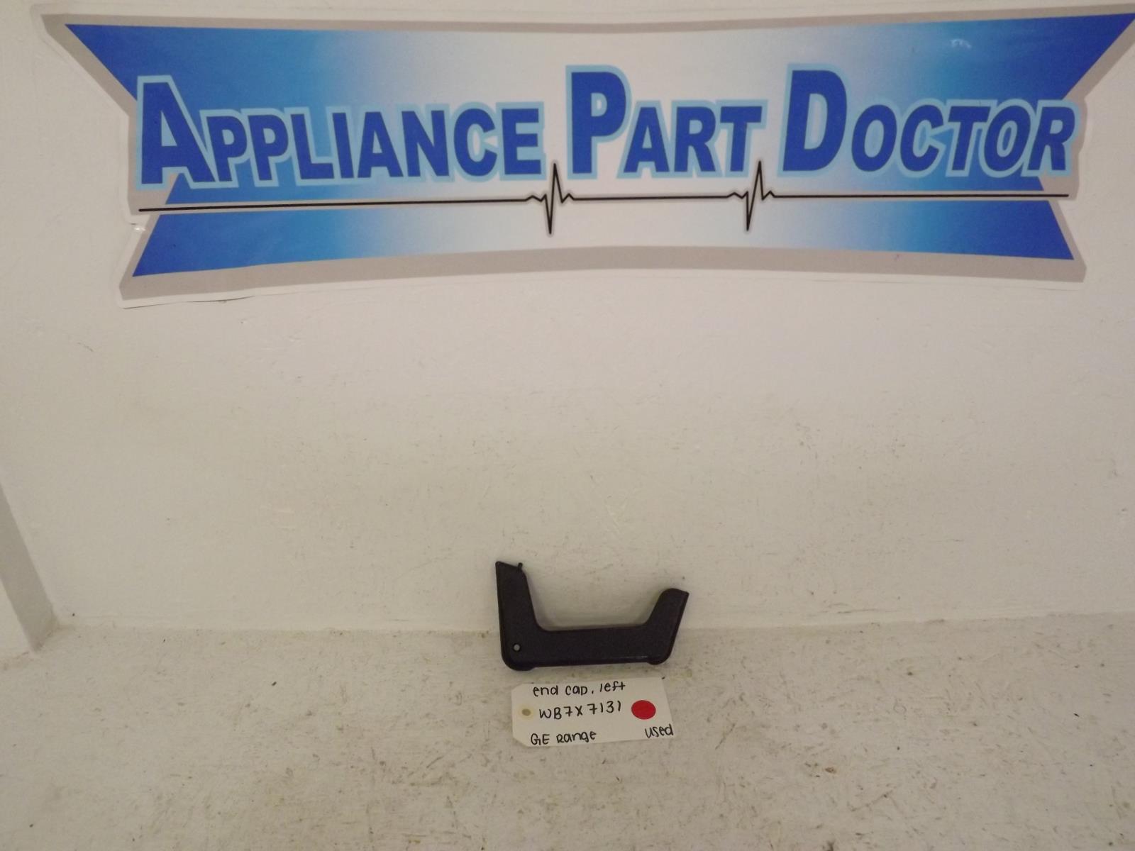 GE Range WB7X7131 End Cap, Left Used GE Range WB7X7131 End Cap, Left Used